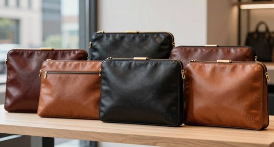 top luxury leather laptop bags