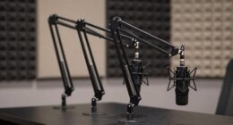 top microphone boom arms