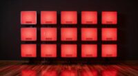 top red light panels