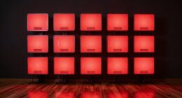 top red light panels