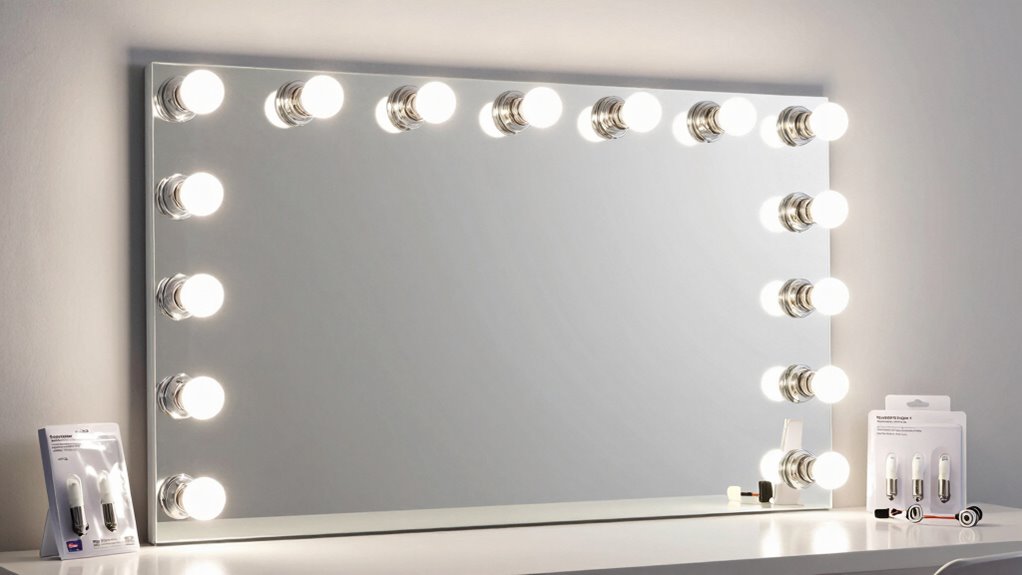 top vanity mirror bulb kits