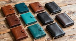 top zipper passport wallets