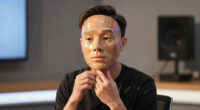 Fox News guest today appears to be wearing a very realistic face mask
