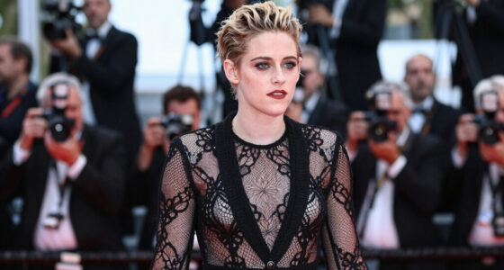 Kristen Stewart Wears See-Through Mesh Chanel Suit in Cannes