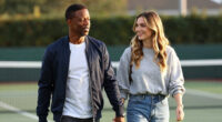 Chris Rock and His Girlfriend Simone Henault Make Rare Public Appearance at Wimbledon