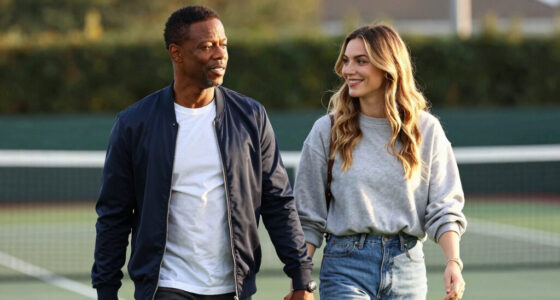 Chris Rock and His Girlfriend Simone Henault Make Rare Public Appearance at Wimbledon