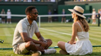 Chris Rock Enjoys Wimbledon with New Girlfriend Simone Henault