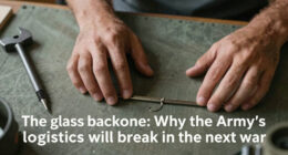 The glass backbone: Why the Army's logistics will break in the next war