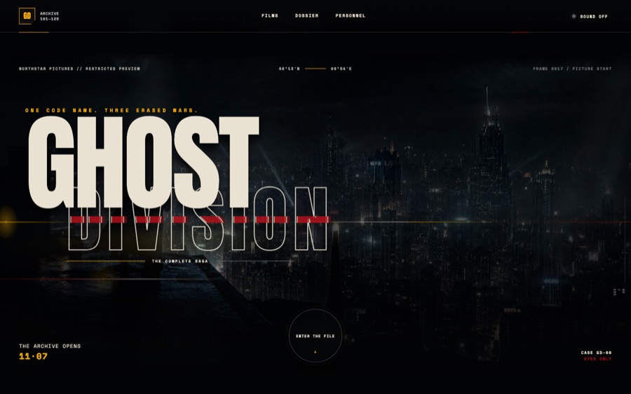 Ghost Division — The Complete Motion Picture Archive — Signature Cinematic Interactions