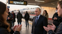 Putin Attends Launch Of Moscow Metro’s New Line As One Station Displays ‘Special Military Operation’ Imagery