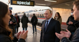 Putin Attends Launch Of Moscow Metro’s New Line As One Station Displays ‘Special Military Operation’ Imagery