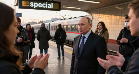 Putin Attends Launch Of Moscow Metro’s New Line As One Station Displays ‘Special Military Operation’ Imagery