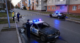 Russian Police Shoot 17-Year-old Suspected Of Setting Two Patrol Cars On Fire In Yekaterinburg